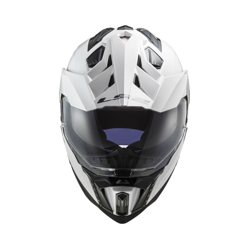 LS2 MX701 Explorer Solid Gloss White