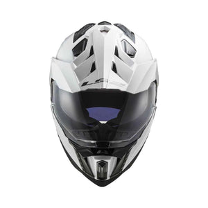 LS2 MX701 Explorer Solid Gloss White