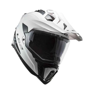 LS2 MX701 Explorer Solid Gloss White