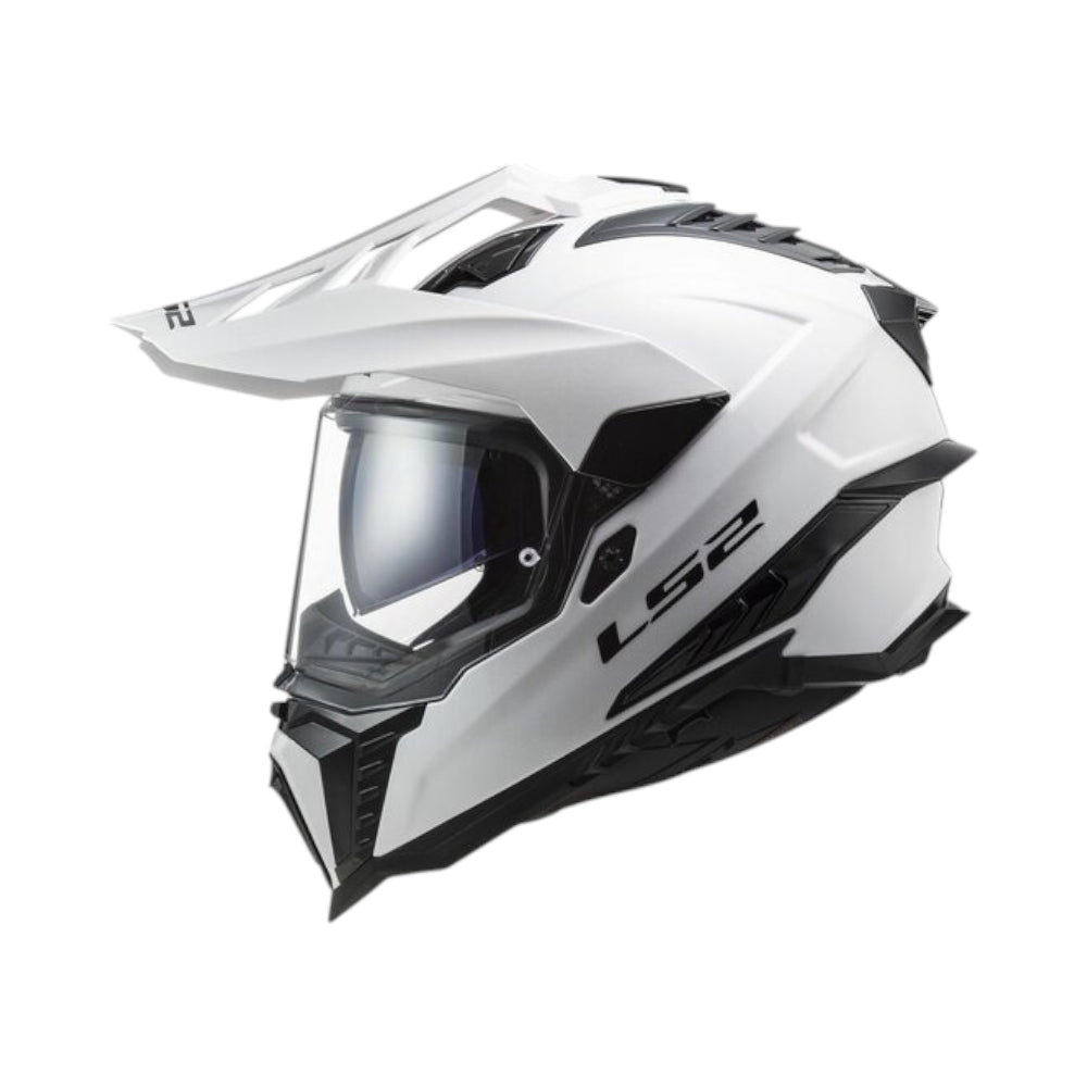 LS2 MX701 Explorer Solid Gloss White