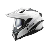 LS2 MX701 Explorer Solid Gloss White