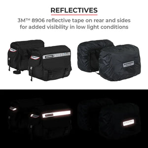 Viaterra Leh - 100% Waterproof Motorcycle Saddlebags - Motodrift