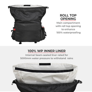 Viaterra Leh Mini 100% Waterproof Saddlebags - Motodrift