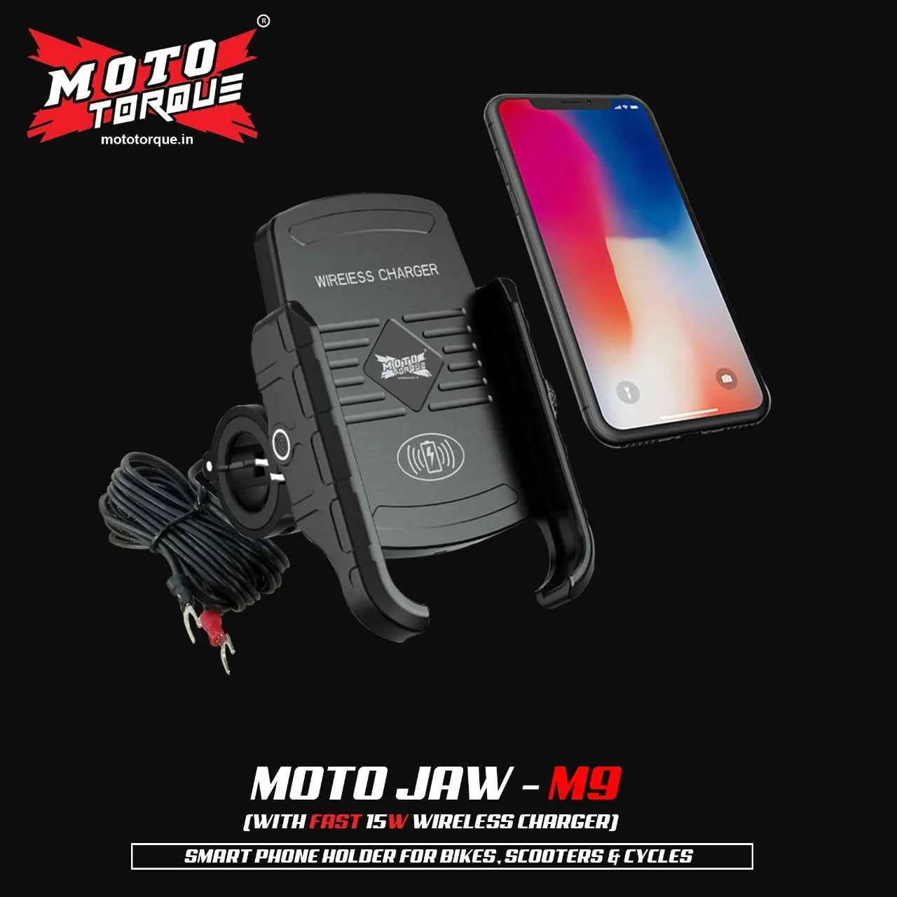 Moto Torque Moto Jaw - M9 15 W Wireless Charger - Motodrift