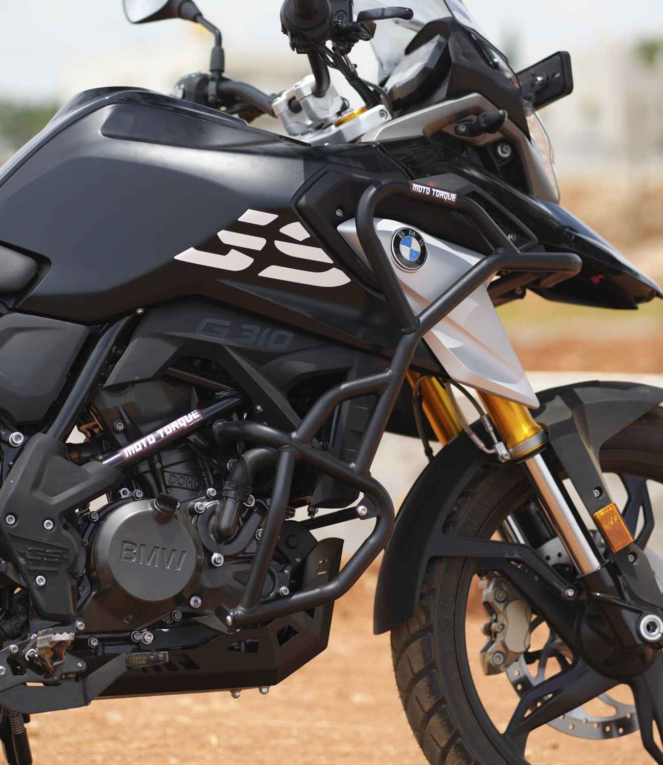 Moto Torque Falcon Crash Guard and Bash Plate For BMW G 310 GS Combo - Motodrift