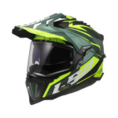 LS2 MX701 Explorer Spire Green Hi-Viz Yellow