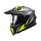 LS2 MX701 Explorer Carbon Focus Matt Titanium Hi-Viz Yellow