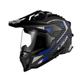 LS2 MX701 Explorer Carbon Adventure Blue