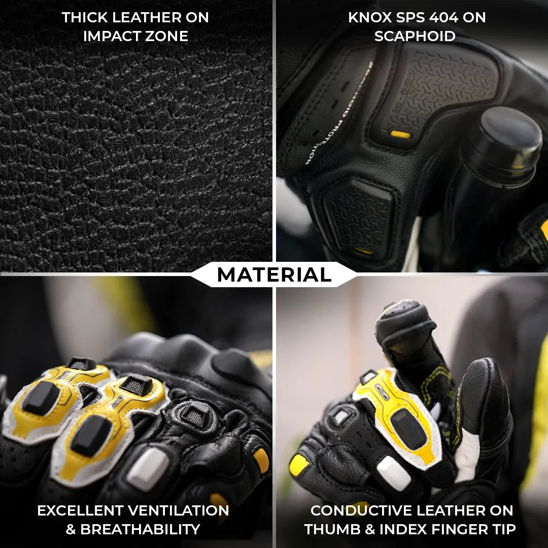 VIATERRA GRID MK3 – Full Gauntlet Riding Gloves - Motodrift