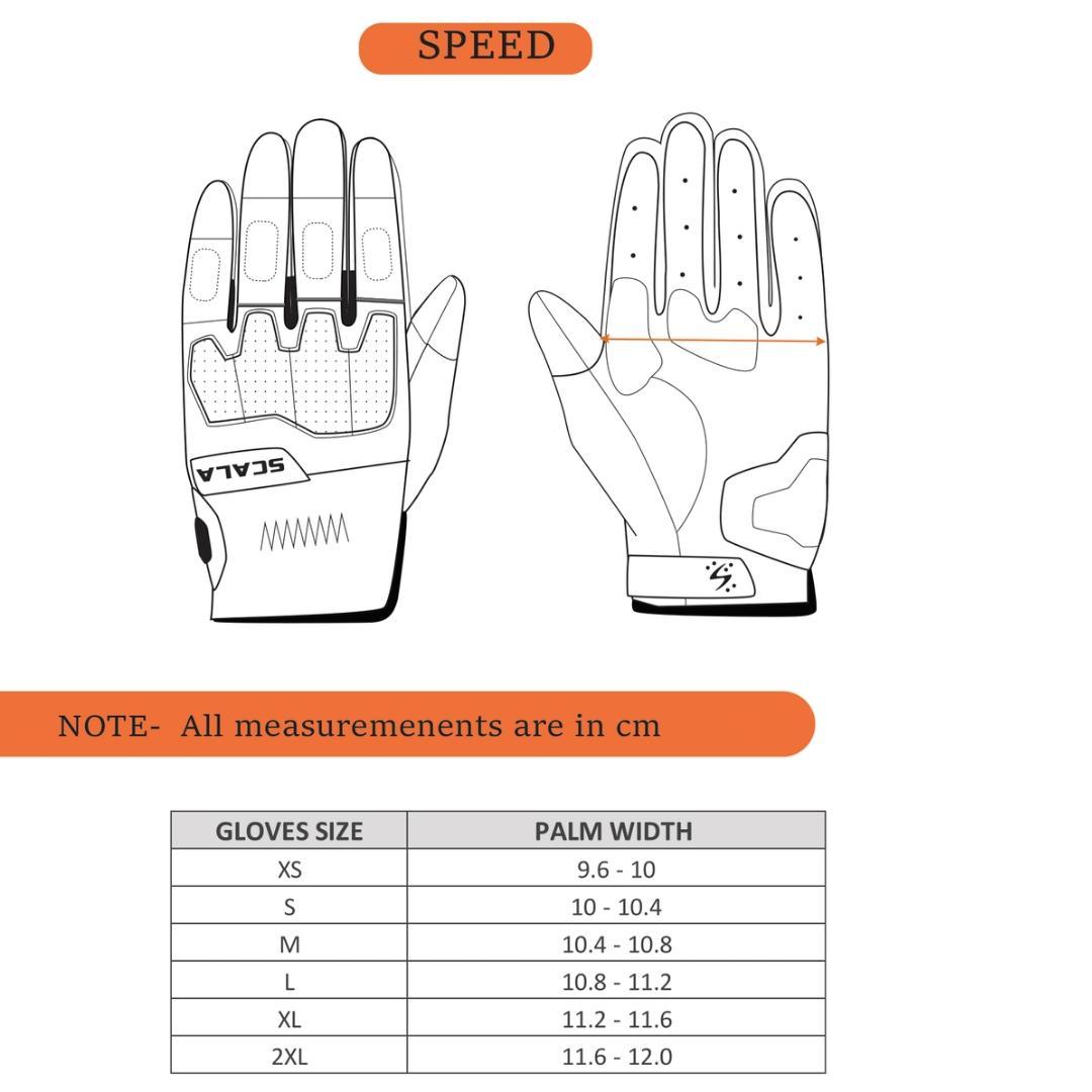 Scala Speed 2 Gloves - Black - Motodrift