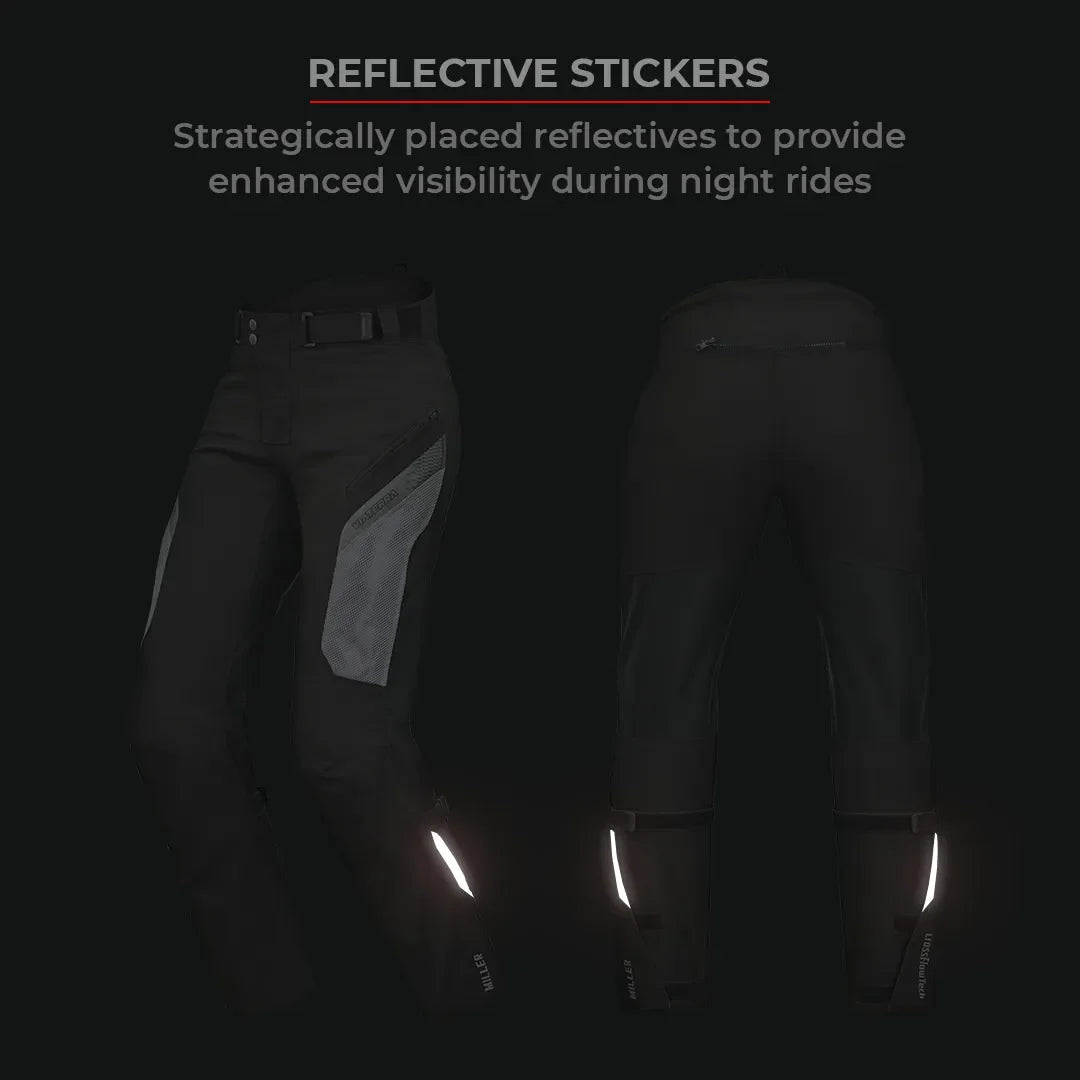 VIATERRA MILLER – Street Mesh Riding Pants With Liners - Motodrift