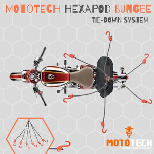 Mototech Hexapod Bungee Tie-down System - 32"/80cms - Motodrift