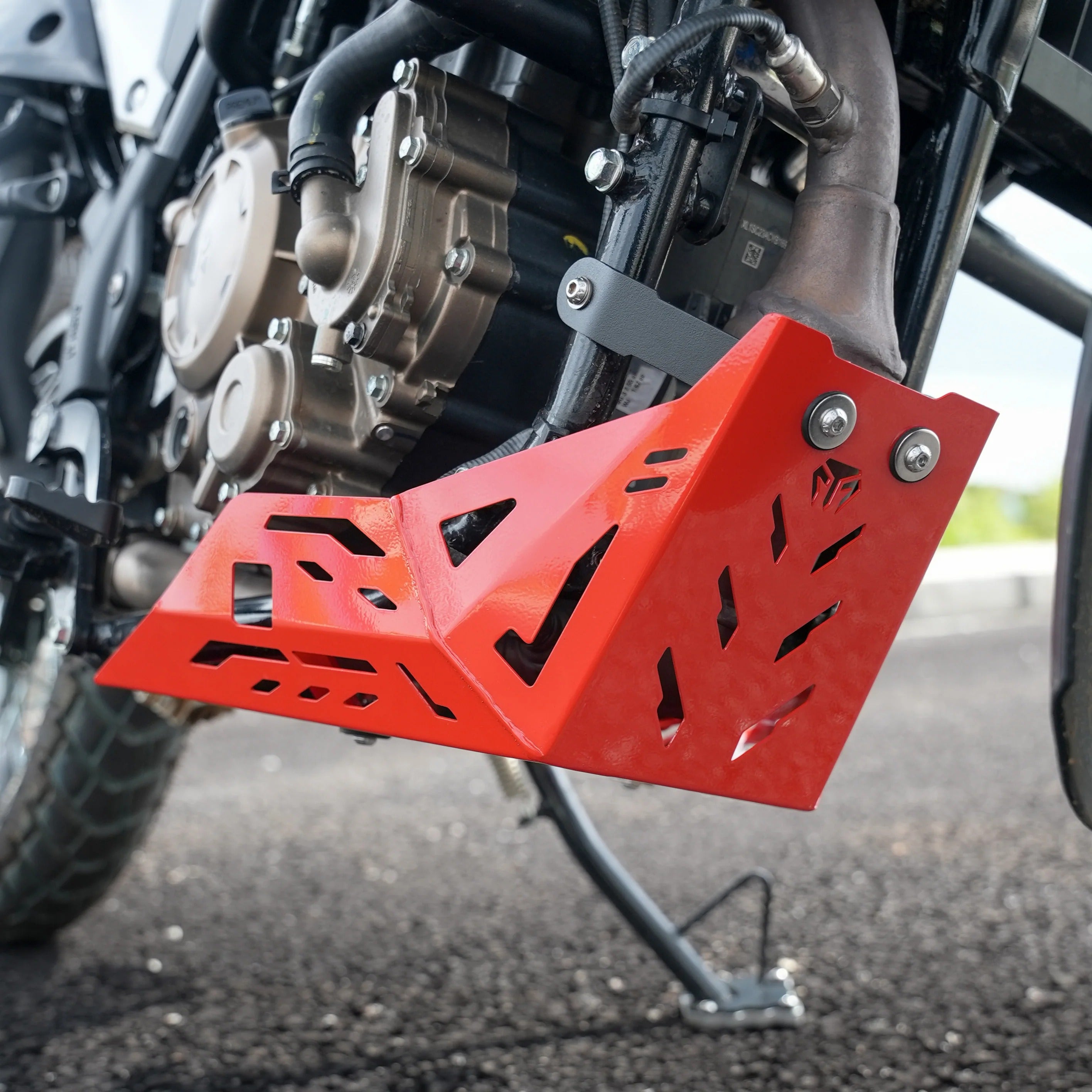 Moto Torque Engine Guard For Hero X Pulse 210 (Red) - Motodrift