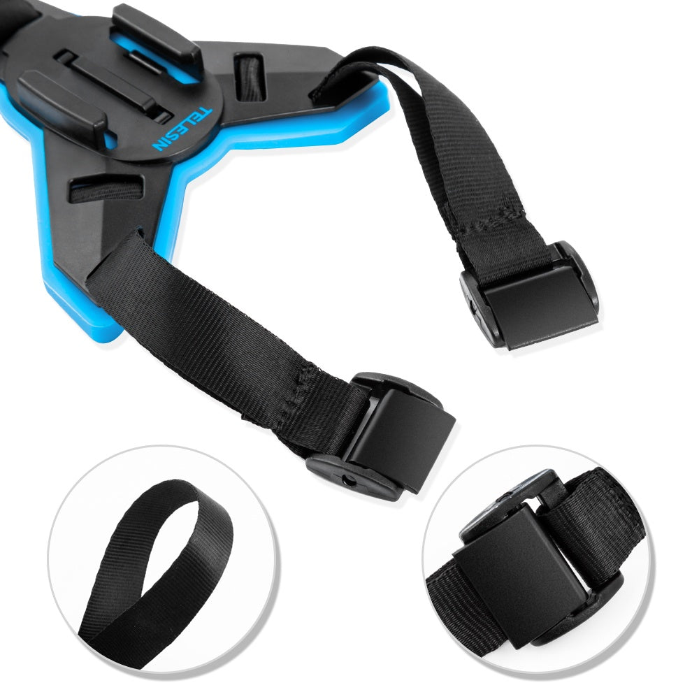 Telesin Motorcycle Helmet Chin Mount For Action Cameras - Motodrift