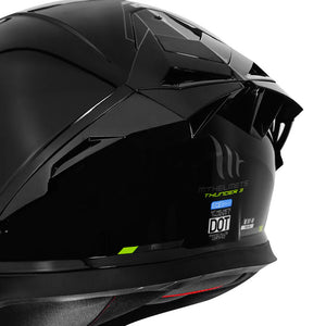 MT Thunder 3 Pro Solid Helmet (Gloss) - Motodrift