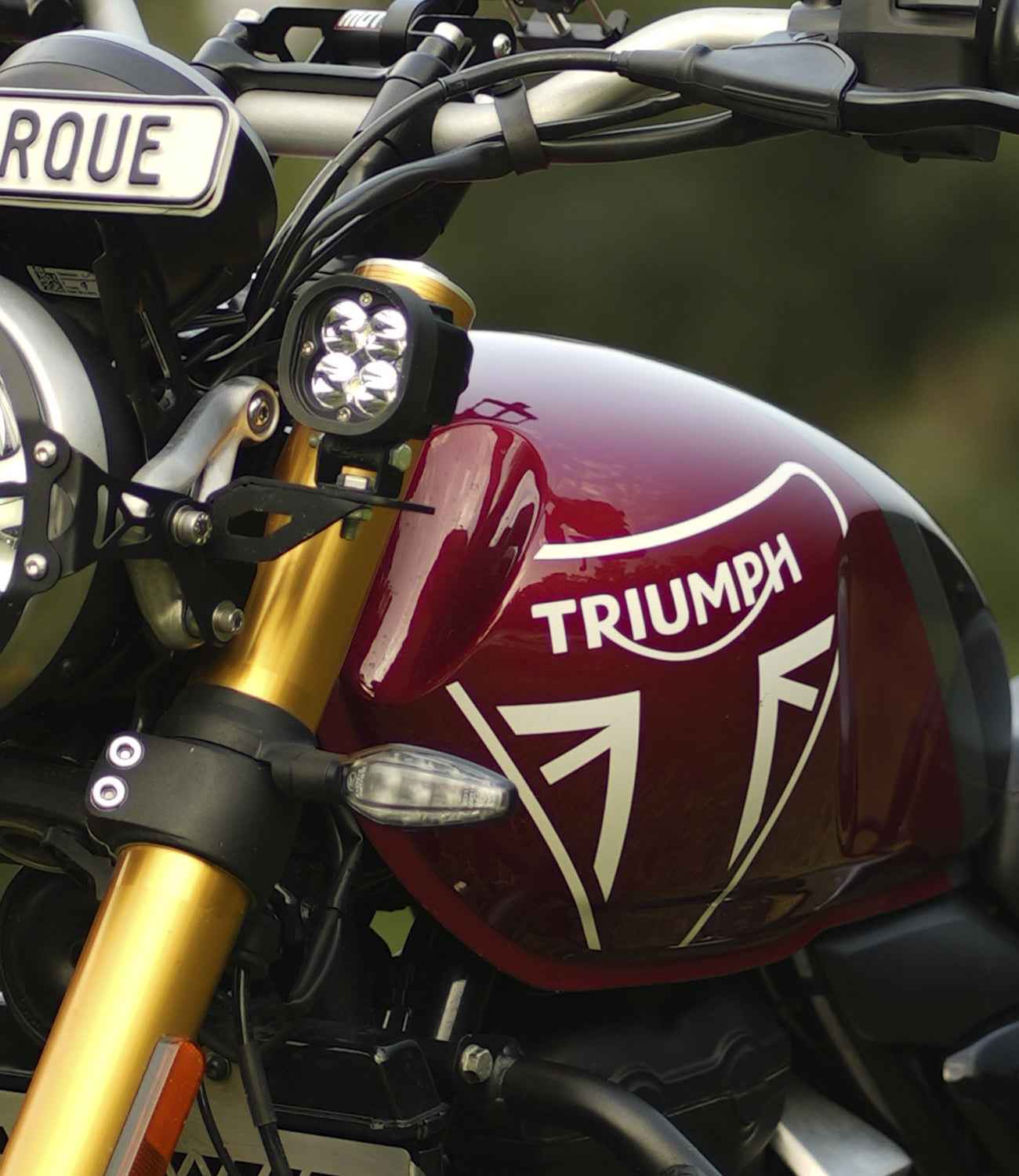 Moto Torque Auxillary Light Mount For Triumph Speed 400 - Motodrift