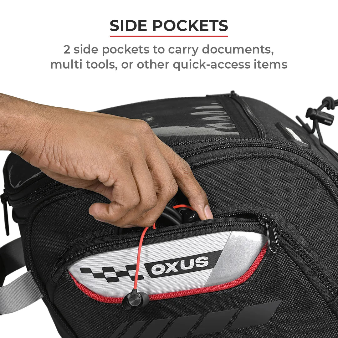 VIATERRA OXUS Universal Motorcycle Tank Bag (Strap Based) - Motodrift