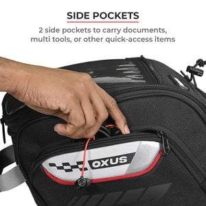 VIATERRA OXUS Universal Motorcycle Tank Bag (Strap Based) - Motodrift