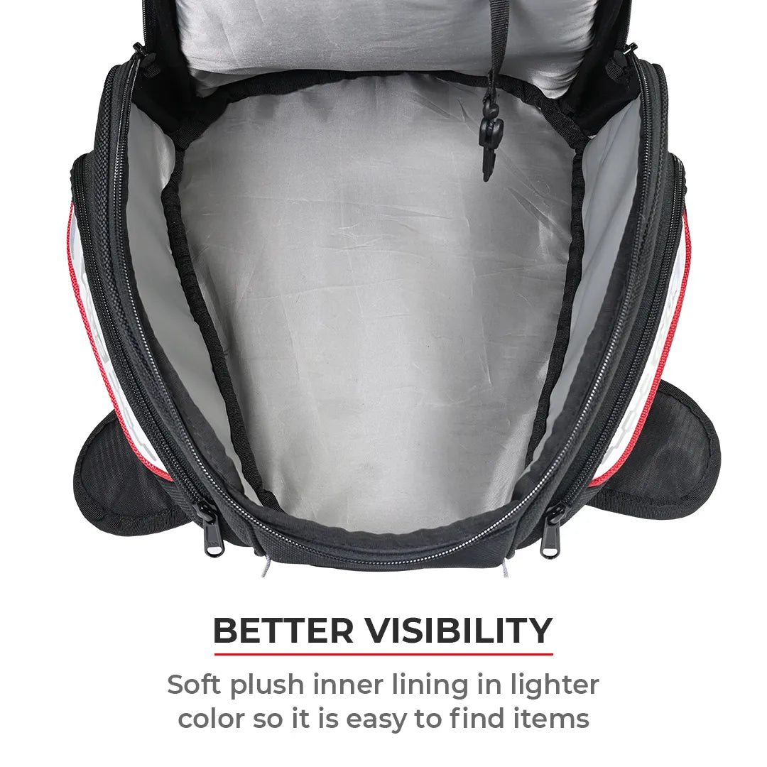 VIATERRA OXUS Universal Motorcycle Tank Bag (Strap Based) - Motodrift