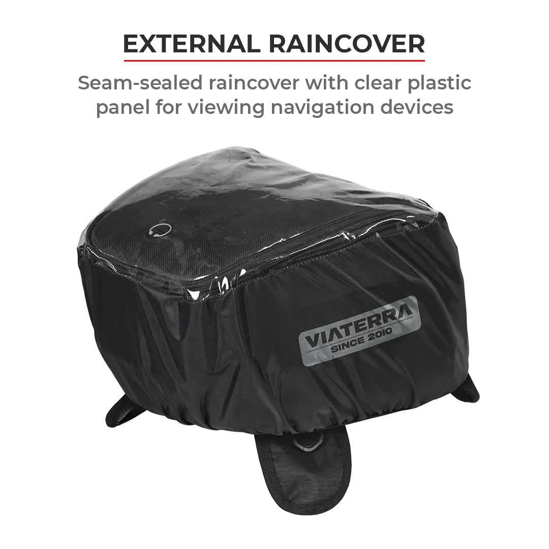 VIATERRA OXUS Universal Motorcycle Tank Bag (Strap Based) - Motodrift