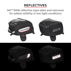 VIATERRA OXUS Universal Motorcycle Tank Bag (Strap Based) - Motodrift