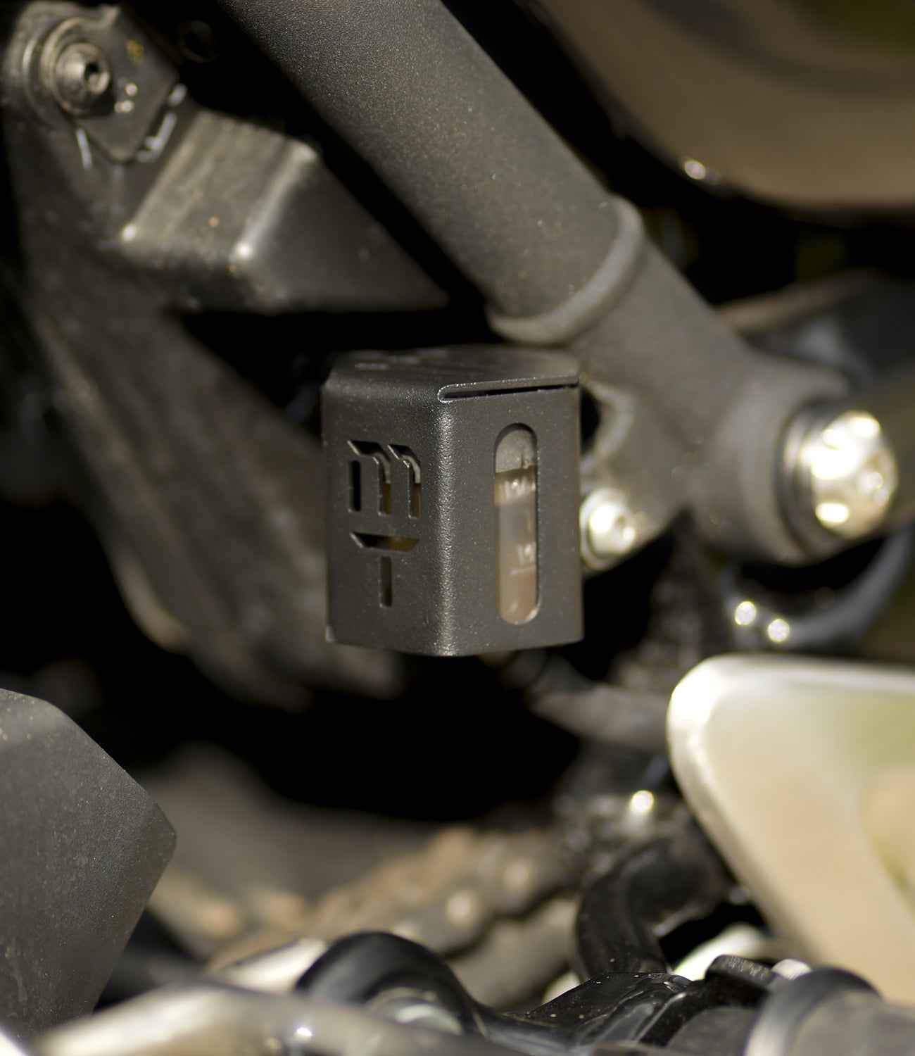 Moto Torque Rear Brake Reservoir Guard For Triumph Scrambler 400 X - Motodrift