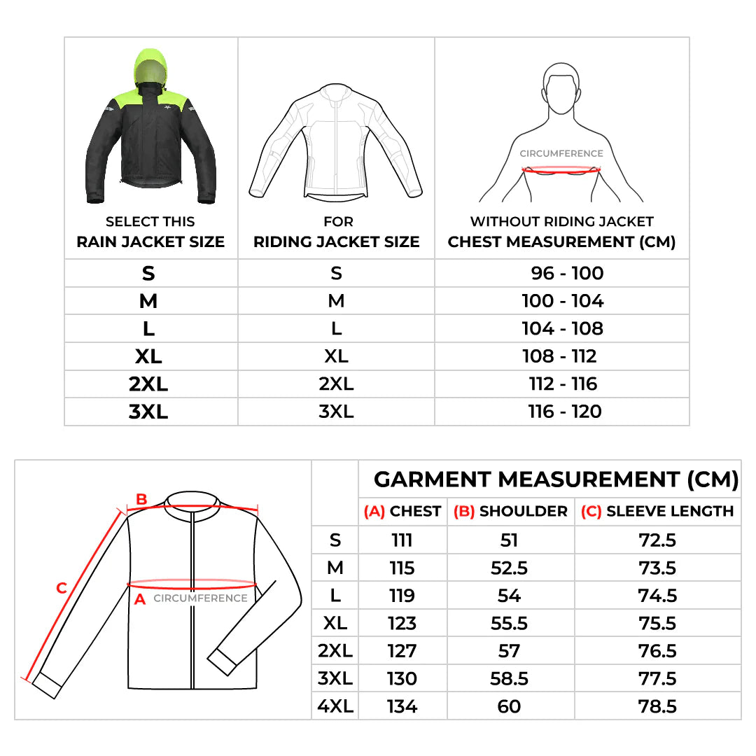 Viaterra P300 Rain Jacket - Motodrift