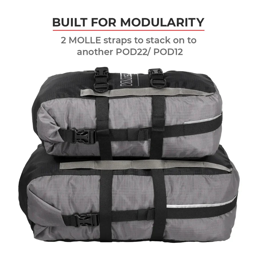 VIATERRA POD - 100% Waterproof Motorcycle Tail Bag - Motodrift