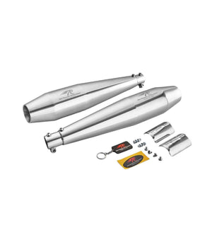 Red Rooster Performance Exhaust For Interceptor 650 - Stellar Polish - Motodrift