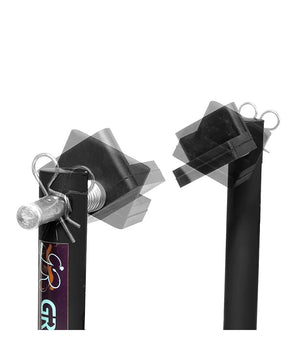 Grand Pitstop Dismantable Standard Rear Paddock Stand without Skate Wheels - Black - Motodrift