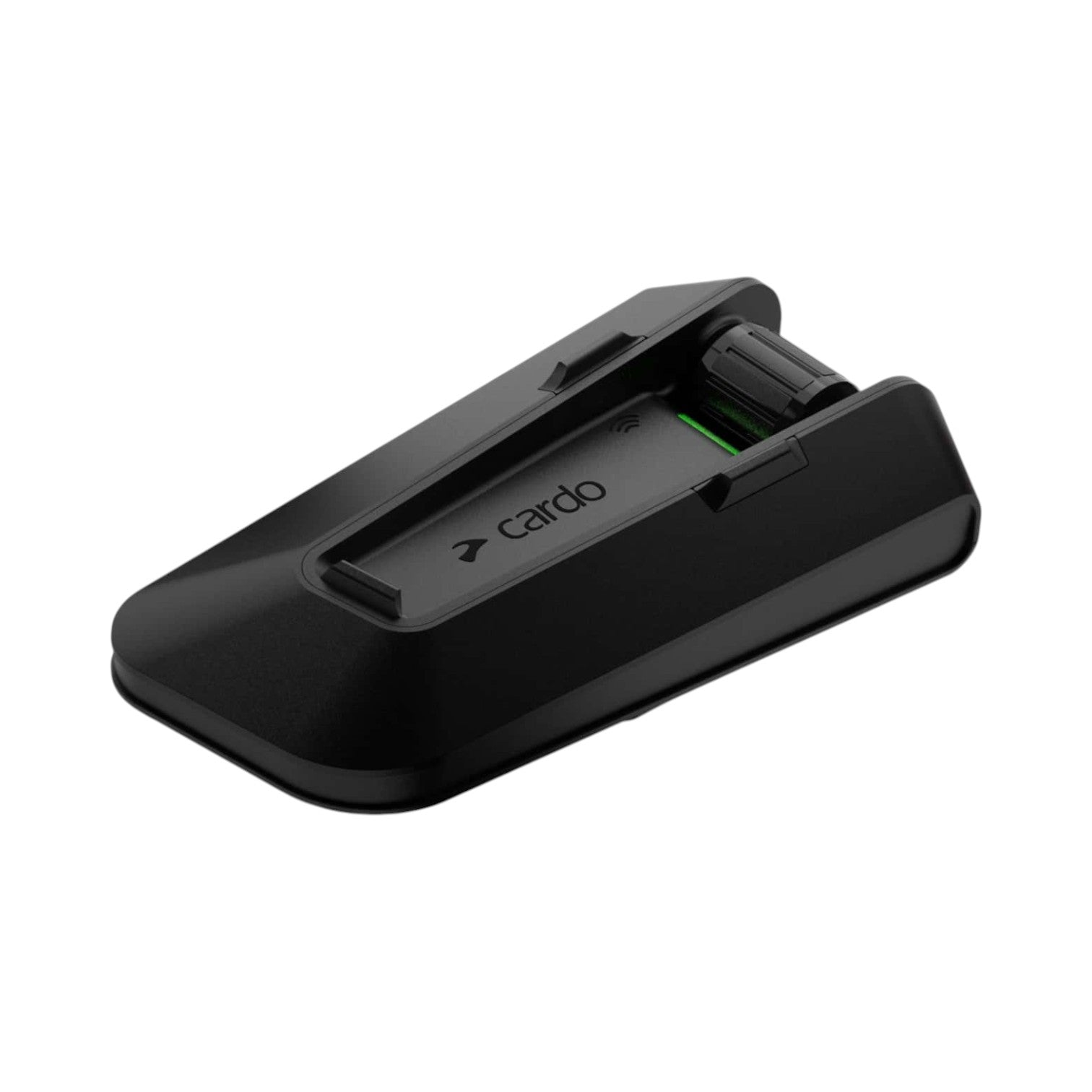 Black device with 'Cardo' branding on a white background