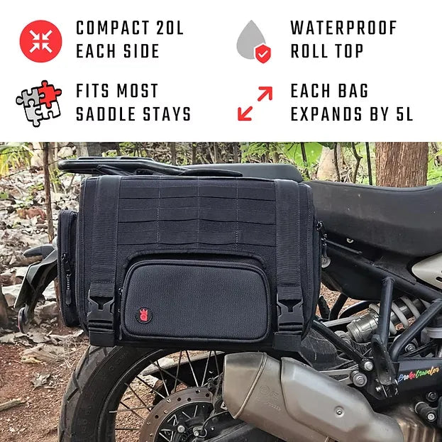 Riderzone Pangong Pannier Bags