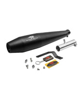 Red Rooster Performance Exhaust For CB350 RS - Pegasus RS - Black Matte - Motodrift