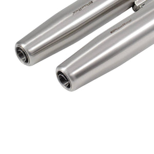 Powerage Slip-Ons Exhaust for RE Super Meteor 650 Brushed - Motodrift