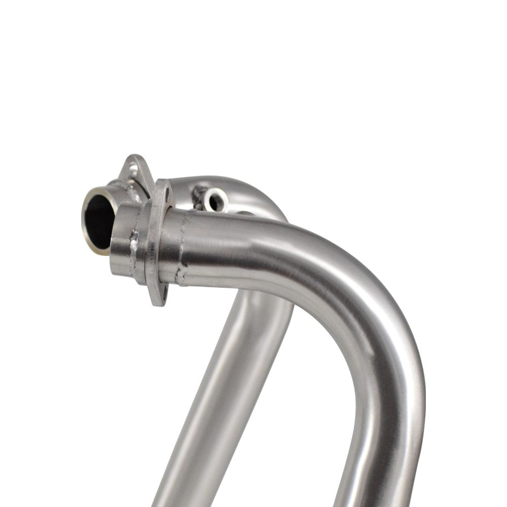 Powerage Performance Headers For Royal Enfield Continental GT / Interceptor 650 (Brushed Steel Finish) (Upto 2024) - Motodrift