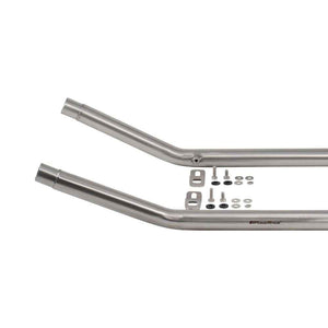 Powerage Performance Headers For Royal Enfield GT / Interceptor 650 Brushed Steel Finish - Upto 2024