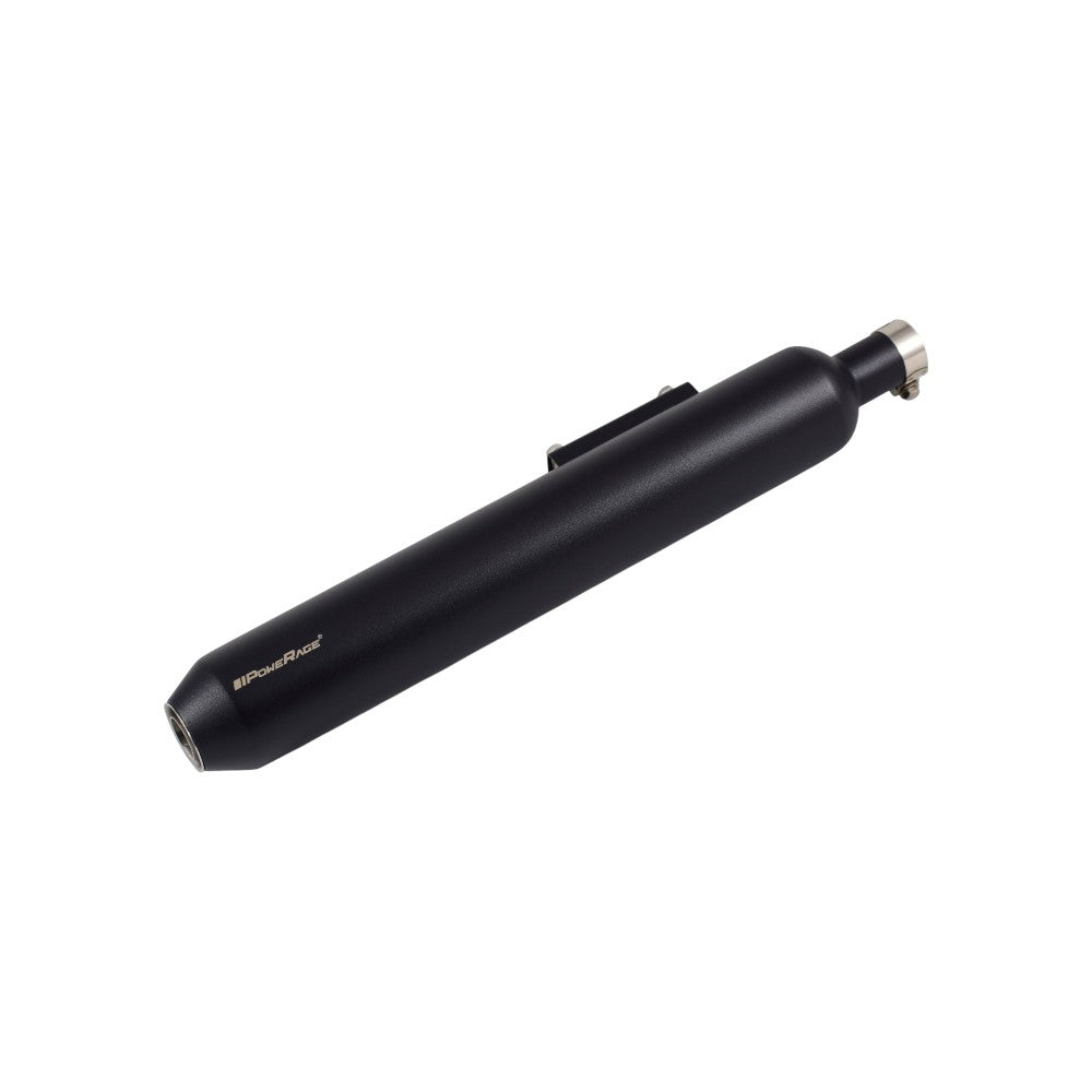 Powerage Slip-Ons Exhaust for Reborn / Meteor 350 – Black - Motodrift