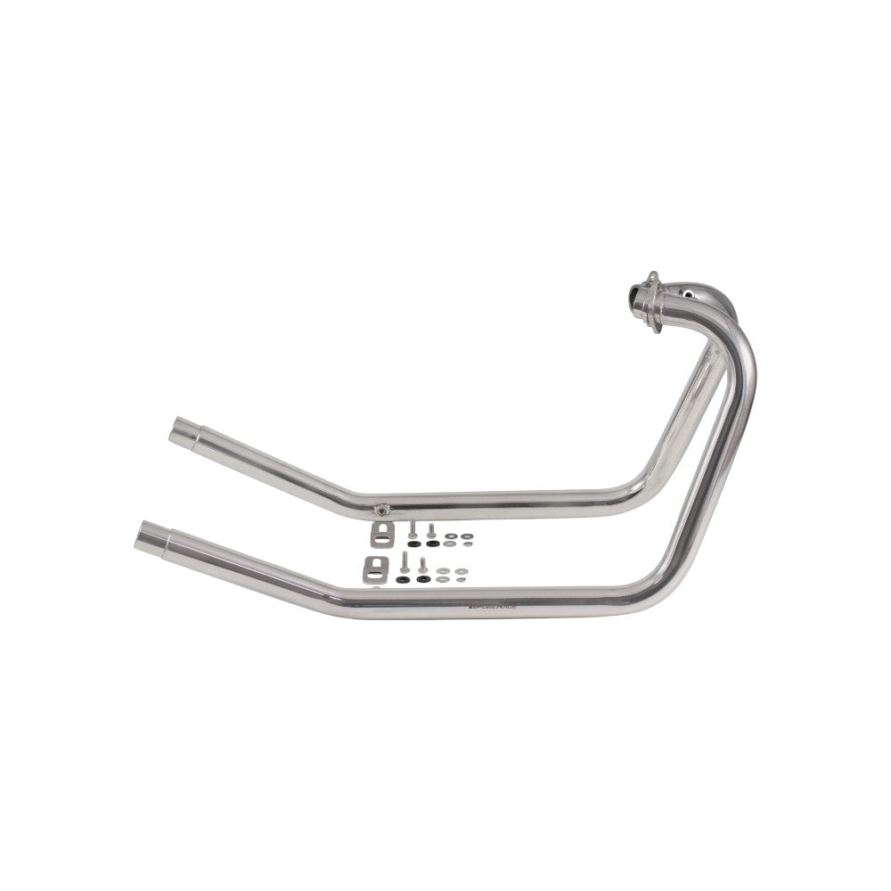 Powerage Performance Headers For Royal Enfield Continental GT / Interceptor 650 (Polish Finish) (Upto 2024) - Motodrift