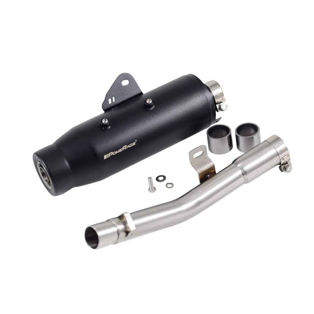 Powerage Exhaust Slip-On Exhaust for RE BEAR 650 with de-cat Pipe – OE Type - Motodrift