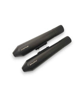 Powerage Slip-Ons Exhaust For RE 650 Twins Black - Short - Motodrift