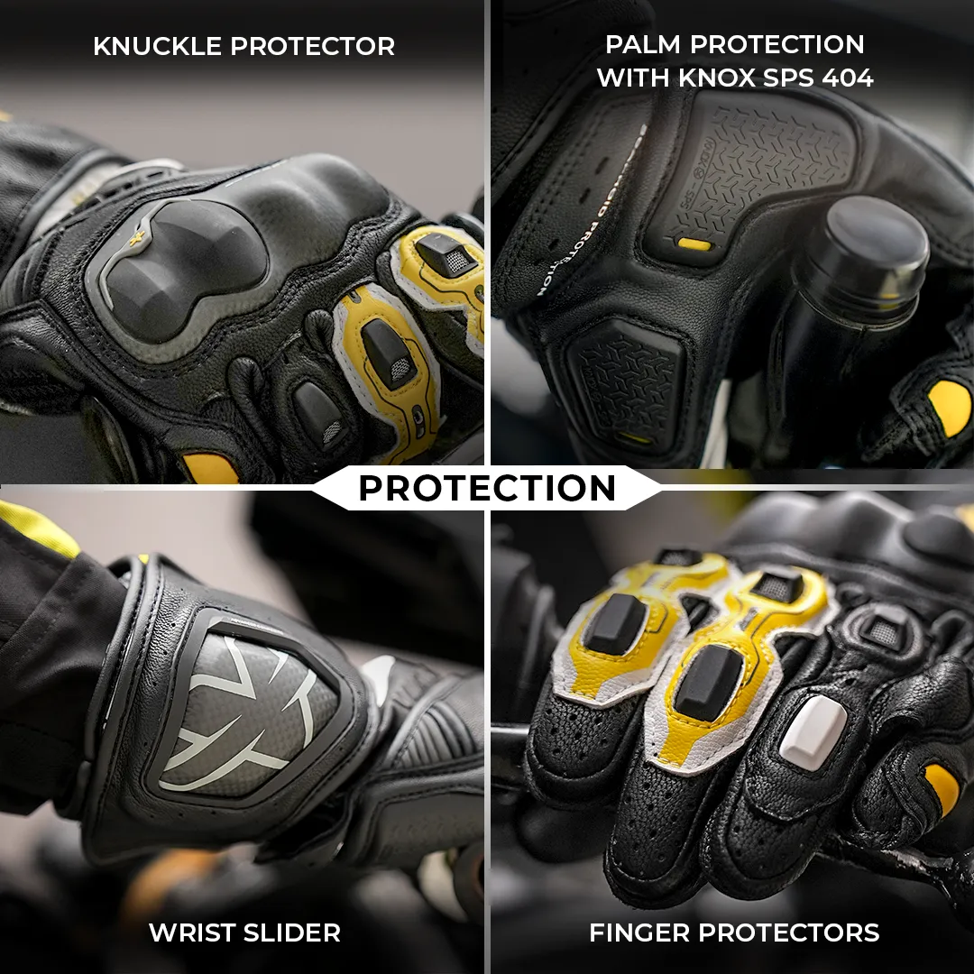 VIATERRA GRID MK3 – Full Gauntlet Riding Gloves - Motodrift