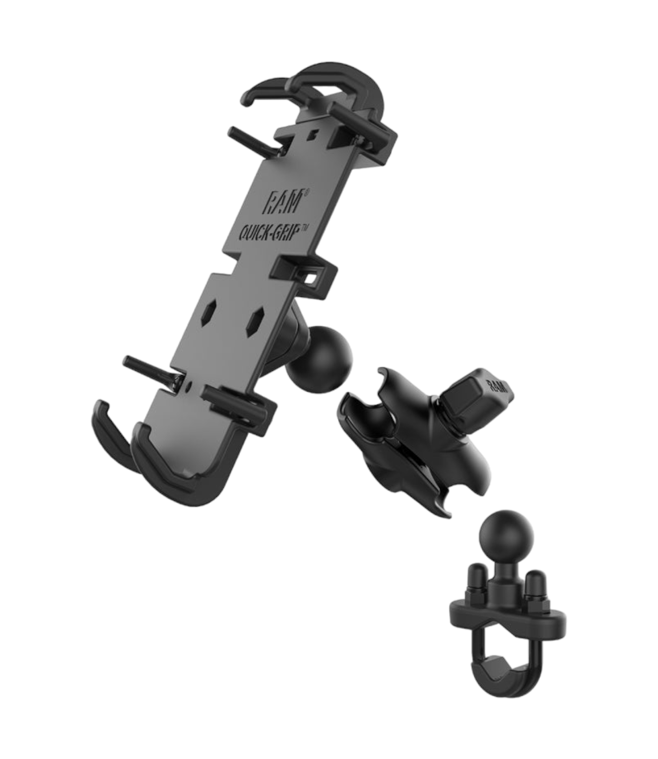 Ram Mount Set - Handlebar Quick Grip U-Bolt - XL - Motodrift