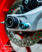 RK Tech Swing Arm Spools for Aprilia 457 - Motodrift