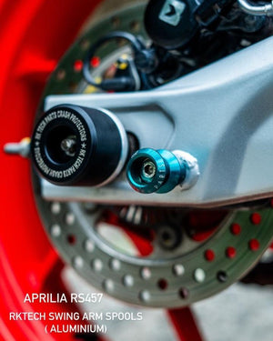 RK Tech Swing Arm Spools for Aprilia 457 - Motodrift