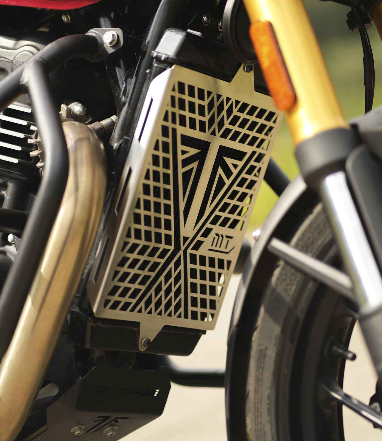 Moto Torque Radiator Guard For Triumph Scrambler 400 X - Motodrift