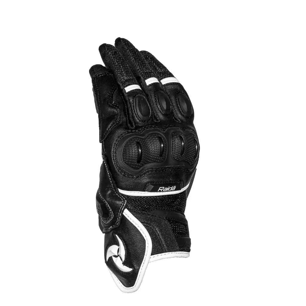 Raida AirWave Gloves White - Premium Comfort and Performance - Motodrift