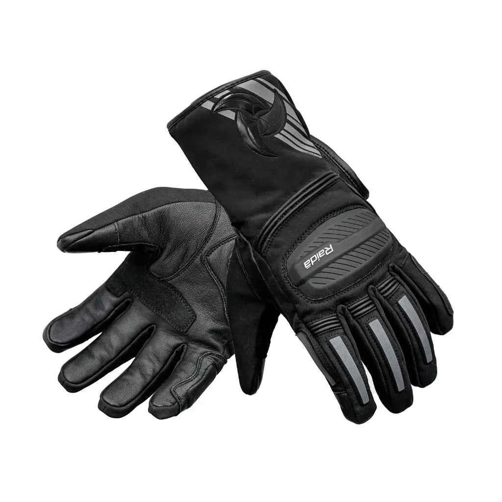 Raida Alps Waterproof Black Gloves - Motodrift