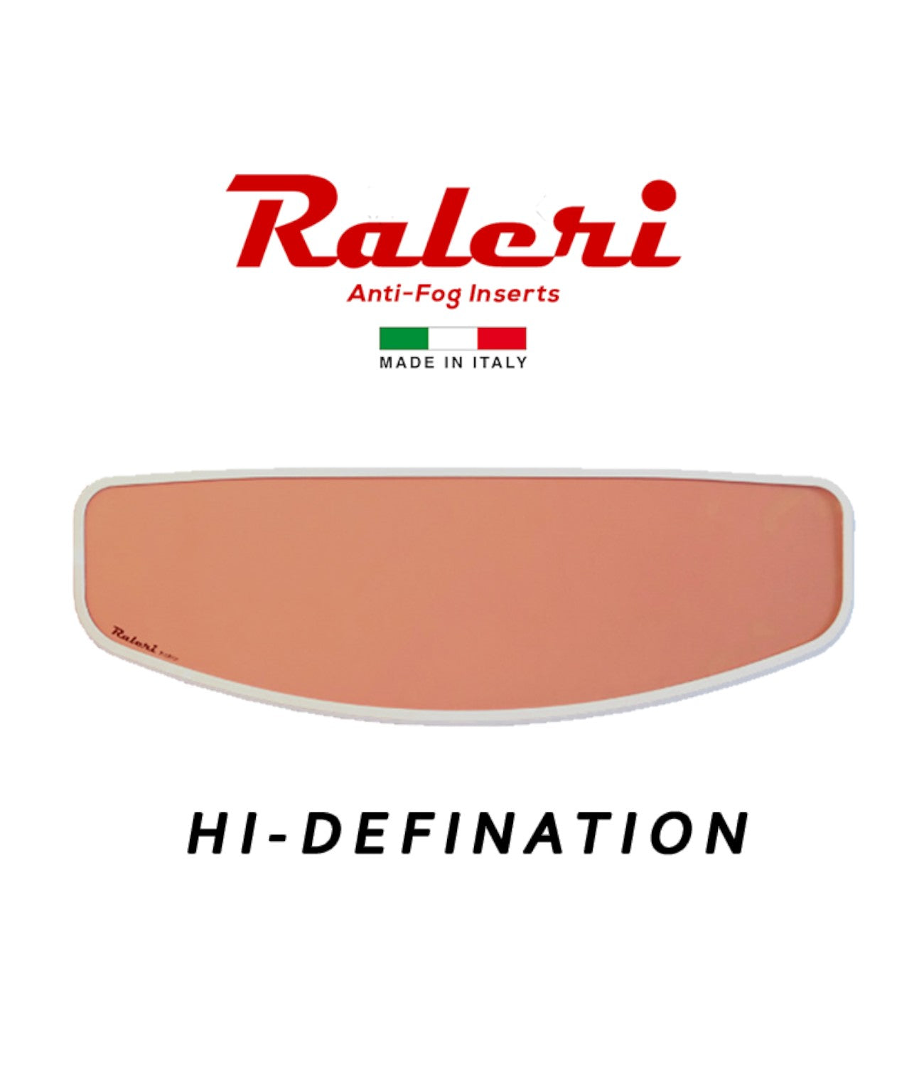 RALERI Anti Fog Racing Hi Definition Insert for Helmets - Universal - Motodrift