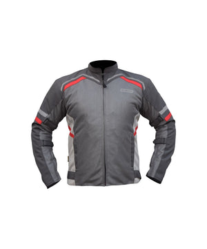 Bison Raptor V.2 – Grey / Red Jacket - Motodrift