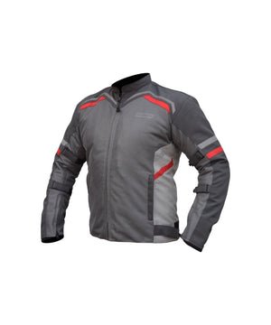 Bison Raptor V.2 – Grey / Red Jacket - Motodrift